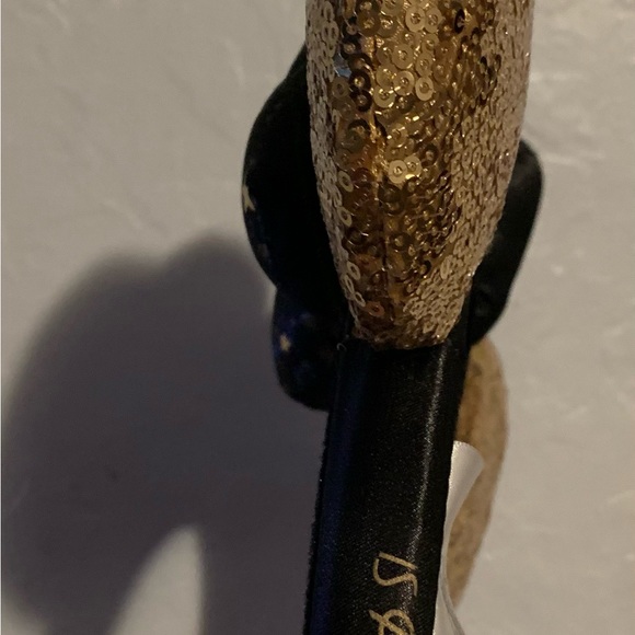 Disney Paris Gold Black Bow with star Minnie Mickey Ears Headband - Picture 8 of 8